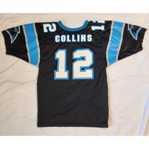 Kerry Collins #12 Carolina Panthers Vintage NFL Wilson Jersey Youth Medium